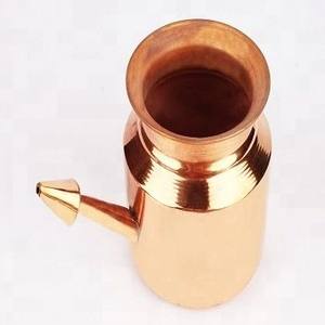 Jarra de Cobre Hecha a Mano de Alta Calidad con Logotipo Personalizado en Relieve OM, Capacidad de 300/450/640 ml para la Higiene Bucal y el Cuidado de la Salud - Product Image 5