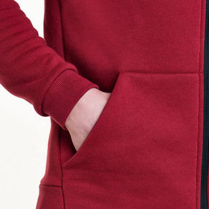 Sweat à capuche zippé pour hommes à la mode sweat-shirt en coton molletonné avec logo personnalisé veste de sport décontracté en plein air fitness haut à capuche fournisseur en gros - Product Image 4