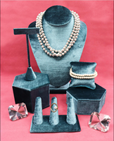 Support de présentation de bijoux en velours personnalisé, plateau à bijoux personnalisé, fabricants de plateaux à bagues