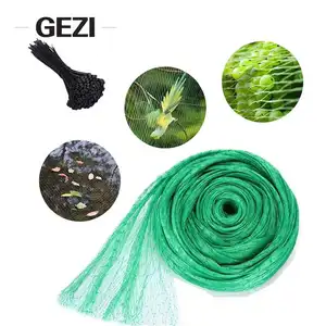 cheap pp vineyard plastic nylon double knotted fishing anti-bird nets anti for bird netting in rice fields garden price