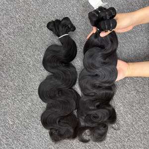 Vague de corps dans les cheveux de trame, cheveux 100% humains, cheveux bruts cambodgiens - Product Image 3