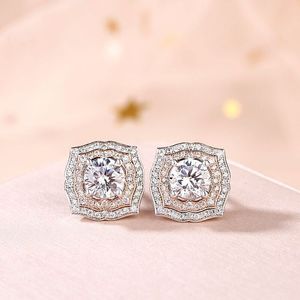 Pendientes de Diamante Verde Real Marquise Cultivado en Laboratorio con Oro Rosa de 16k, Certificado IGI, Uso Casual, Diamante Americano - Product Image 2