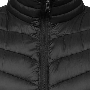 Gilet matelassé personnalisé sans manches en gros Gilet matelassé de haute qualité à col montant et à fermeture éclair Gilet matelassé en polyester pour hommes - Product Image 5