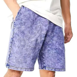 Pantalones Cortos de Hombre con Lavado Ácido, Estilo Moderno, 100% Algodón, Uso Diario Informal, Transpirables - Product Image 3