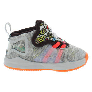 รองเท้า Nike LEBRON XIX สำหรับทารก/เด็กวัยหัดเดินสี: ขาว/หลากสี100% ของแท้ - Product Image 1