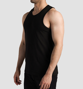 Camisetas sin Mangas para Hombre al por Mayor, Personalizadas, Transpirables, de Talla Grande, 100% Algodón, Tejidas, para Entrenamiento, Gimnasio, Fisicoculturismo y Fitness - Product Image 4