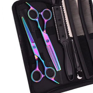 Kit de Barbería Profesional y Duradero con Peine y Pinza Personalizables, Herramientas de Corte de Cabello de Acero Inoxidable para Salón, Set de Peinado y Estilismo - Product Image 3