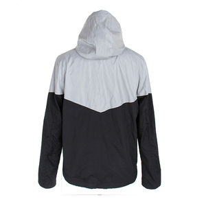New Arrival Hooded <b>Men's</b> <b>Lightweight</b> Windbreaker <b>Jacket</b> with Front Logo Plus Size <b>Waterproof</b> & Breathable Outdoor Nylon - Product Image 6