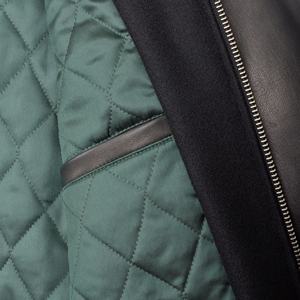 Veste universitaire en toile personnalisée de haute qualité pour hommes, hiver, style streetwear, imperméable, coupe-vent, 100% coton, fermeture éclair - Product Image 5