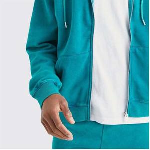 OEM personnalisé 420 Gsm fermeture éclair sweats à capuche et pantalons de survêtement surdimensionné ample Streetwear fabricant de survêtements hommes et femmes costume de sport - Product Image 4