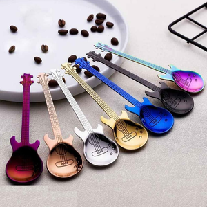 Vaisselle Fleur Design Or Fini En Acier Inoxydable Creative Métal Café Sucre Miroir Cuillère À Dessert Cuillère À Thé - Product Image 6