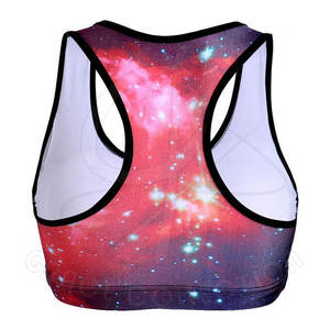 Soutien-gorge de sport pour femme de haute qualité en Spandex/Nylon, personnalisable par sublimation, maintien élevé, bretelles en Y - Product Image 6
