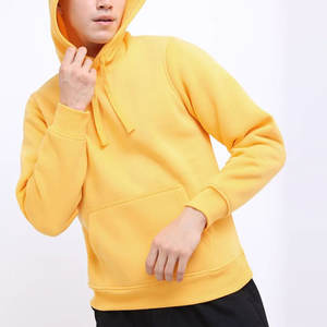 Sweat à capuche d'hiver pour homme de luxe, délavé à l'acide, coupe classique, tricoté lourd, motif uni, respirant, couleurs personnalisées, personnalisable - Product Image 1