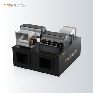 Vente directe usine – Système de ventilation MVHR monté au plafond 7000 m³/h – Unité de récupération de chaleur à économie d'énergie – Haute pression d'air ERV - Product Image 3