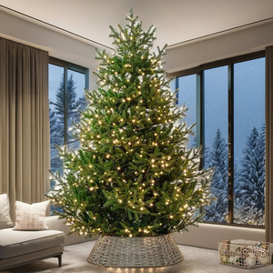 Albero di Natale Grande di Lusso di Grande Successo con Luci a Led, Ecologico e Artificiale con Crittografia per Decorazioni Natalizie per la Casa - Product Image 5