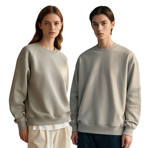 เสื้อสเวตเตอร์แบบสวมหัวขนแกะมีฮู้ด500กรัมกระเป๋าสะพายไหล่ทันสมัยแบบหนาทรงหลวมสำหรับคู่รักฤดูหนาวขายส่ง - Product Image 2