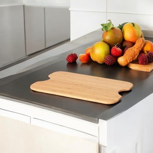 Planche de service et de découpe en bois de manguier naturel en forme d'hexagone très demandée servant des plateaux de fruits frais aux rassemblements au meilleur prix - Product Image 6