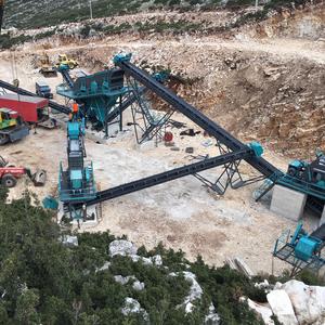 Installation de concassage de 250 TPH pour le calcaire et le basalte, machine de concassage de haute qualité et longue durée de vie - Product Image 1
