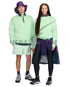 Sudaderas de Moda para Verano con Hombros Caídos, 100% Algodón Orgánico, Bordado con Cuentas, Transpirables, Ecológicas, Personalizadas, de Primera Calidad - Product Image 6