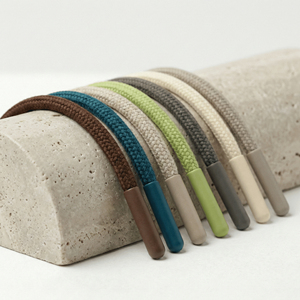 Cordon tressé imperméable 100 % polyester avec logo personnalisé pour vêtements, chaussures, sacs et lacets (OEM/Vente en gros) - Product Image 2