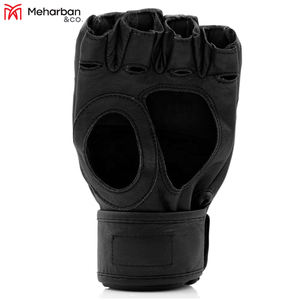 Vente en gros de gants MMA MMA Fabricants de logos imprimés personnalisés Gants de sparring en cuir PU personnalisés entraînement - Product Image 2