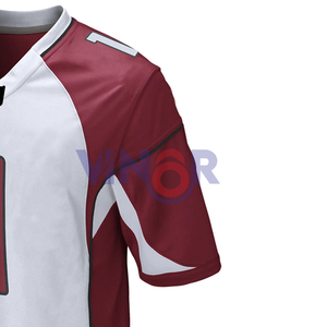 Maillot de football américain personnalisé avec logo imprimé, en polyester de haute qualité, plusieurs couleurs, tailles plus grandes disponibles - Product Image 5