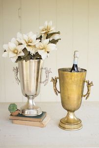 Enfriadores de vino de acero inoxidable para bebidas de champán personalizados de lujo, enfriadores de cerveza, cubo de hielo de doble capa de plástico, enfriadores para Bar - Product Image 2