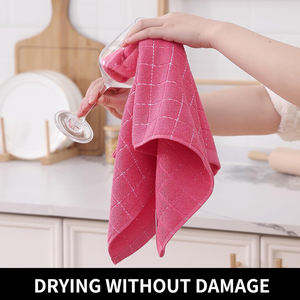 Juego de toallas de cocina personalizadas de 100% algodón, paño de limpieza de manos de cocina impreso personalizado, precio para uso doméstico - Product Image 4