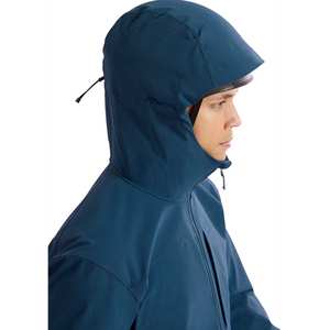 Vestes d'hiver pour hommes imperméables pour la randonnée en plein air, logo d'équipe personnalisé, softshell chaud, à capuche, coupe-vent, pour hommes - Product Image 6