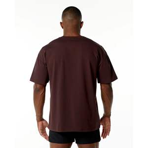 Logotipo personalizado impreso de gran tamaño 220 GSM 100% algodón camisas de hombre transpirable estirable de talla grande hasta 6XL - Product Image 2