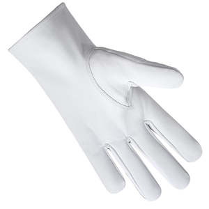 ถุงมือเครื่องราชกกุธภัณฑ์หนังสีขาว - Product Image 6