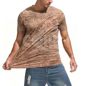 T-shirt de haute qualité pour hommes personnaliser la conception de logo été respirant tenue décontracté Boxy t-shirts pour hommes - Product Image 3