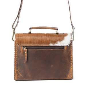 Bolso bandolera de cuero auténtico de estilo occidental de otoño bohemio más vendido con cierre de cremallera con flecos y borlas, bolso de mano portátil para mujer - Product Image 3