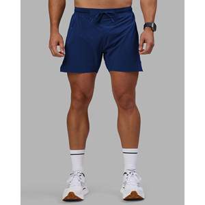 Shorts de compression UltraAir 5 Lined Performance, bleu nuit, longueur genou, taille élastique, polyester - Product Image 1