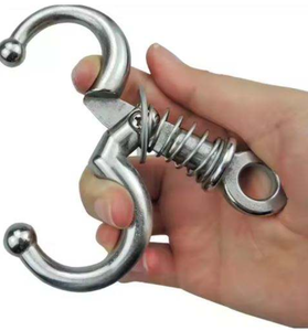 Support de bague nasale vétérinaire homologué CE, professionnel, en acier inoxydable, ensemble d'instruments de classe I 3 pièces, manuel, sécurité MOL, BYSERGLAB - Product Image 3