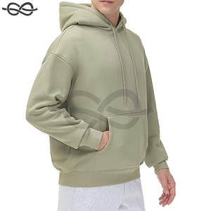 Sweat à capuche en polaire pour hommes, coupe ample, sweat à capuche ultra doux avec poches pour plus de confort et de chaleur - Product Image 2