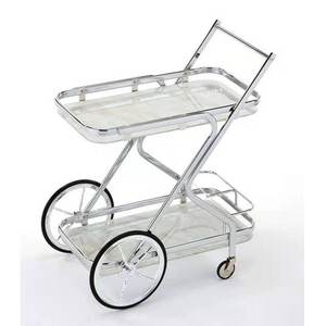SF-349-03-BR-CLG Metal 3 Tier Tea <b>Trolley</b> - Product Image 4