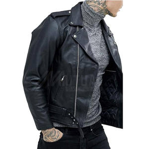 Chaquetas de cuero para hombre de calidad superior más vendidas, ropa informal de invierno en colores sólidos - Product Image 3