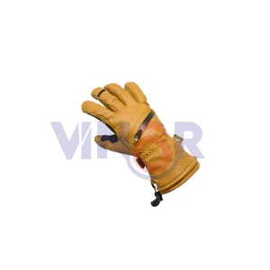 ถุงมือสกีสำหรับฤดูหนาวถุงมือสกีถุงมือสโนว์บอร์ด Thinsulate มีหนังแพะสีขาวกันน้ำ TPU - Product Image 2