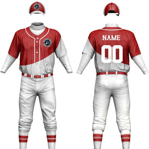 Uniformes de Béisbol Juvenil con logotipo personalizado, camiseta y conjuntos de poliéster de talla grande de secado rápido, transpirables con impresión por sublimación - Product Image 3