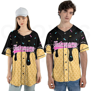 Everyday Active Wear GLOVES City Baseball Jersey Colorful Versatile Design Suitable for <b>Light</b> Workouts Baseball Jersey - Product Image 3