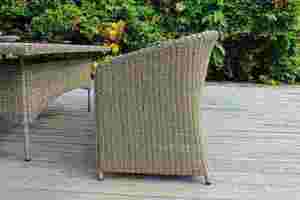 Chaise de salle à manger en rotin de luxe pour l'extérieur, pour le jardin et les sièges de resort - Product Image 3