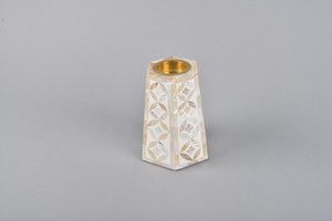 Luxury Mother Of Pearl Inlay Bakhoor <b>Burner</b> Geometric Hexagon Resin Handicraft Arabic Mabkhara For Oud <b>Incense</b> Home Decor - Product Image 5