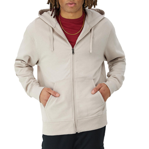 Full Zipper <b>Hoodie</b> 100% Cotton Breathable Winter Fashion Street Wear Sweatshirt Unisex Fit High Quality <b>Thermal</b> Hoodies - Product Image 4