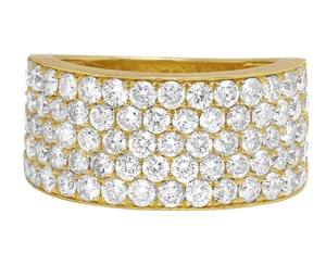 8.00 Carat <b>Ice</b> Out White Gold VVS Moissanite Round Cut Diamond Hip Hop Style Anniversary <b>Ring</b> Men's 925 Sterling Silver - Product Image 5