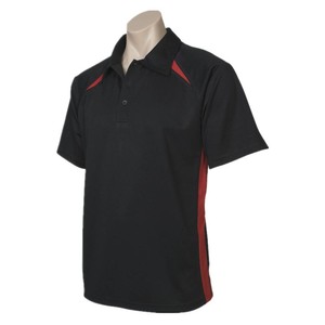 Polo de hombre de artículo fresco de venta en línea, camisetas polo transpirables de bajo precio hechas por el fabricante de Pakistán para hombre con trabajo de panel - Product Image 4