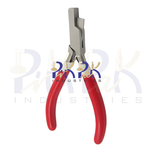Pince à rainurer pour bracelet avec poignées en PVC, taille 140 mm, rainures de 1,5 mm de large, avec double ressort, pince à découper les bracelets de montre en acier inoxydable - Product Image 3