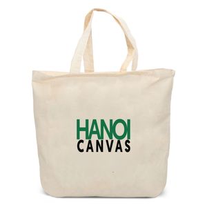 Sac fourre-tout à manche en coton écologique de haute qualité sac cadeau d'épicerie en toile réutilisable imprimé sur mesure logo OEM ODM - Product Image 1