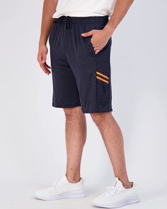 Shorts de survêtement en coton grande taille pour hommes, logo personnalisé d'été, Streetwear, fitness décontracté, athlétique, délavé, respirant, vente en gros - Product Image 6