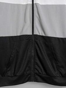 Sudadera con capucha de bloque de color de talla grande para mujer, de alta calidad OEM, venta al por mayor, temporada de invierno, insignia de técnica de tinte de corbata con capucha - Product Image 5